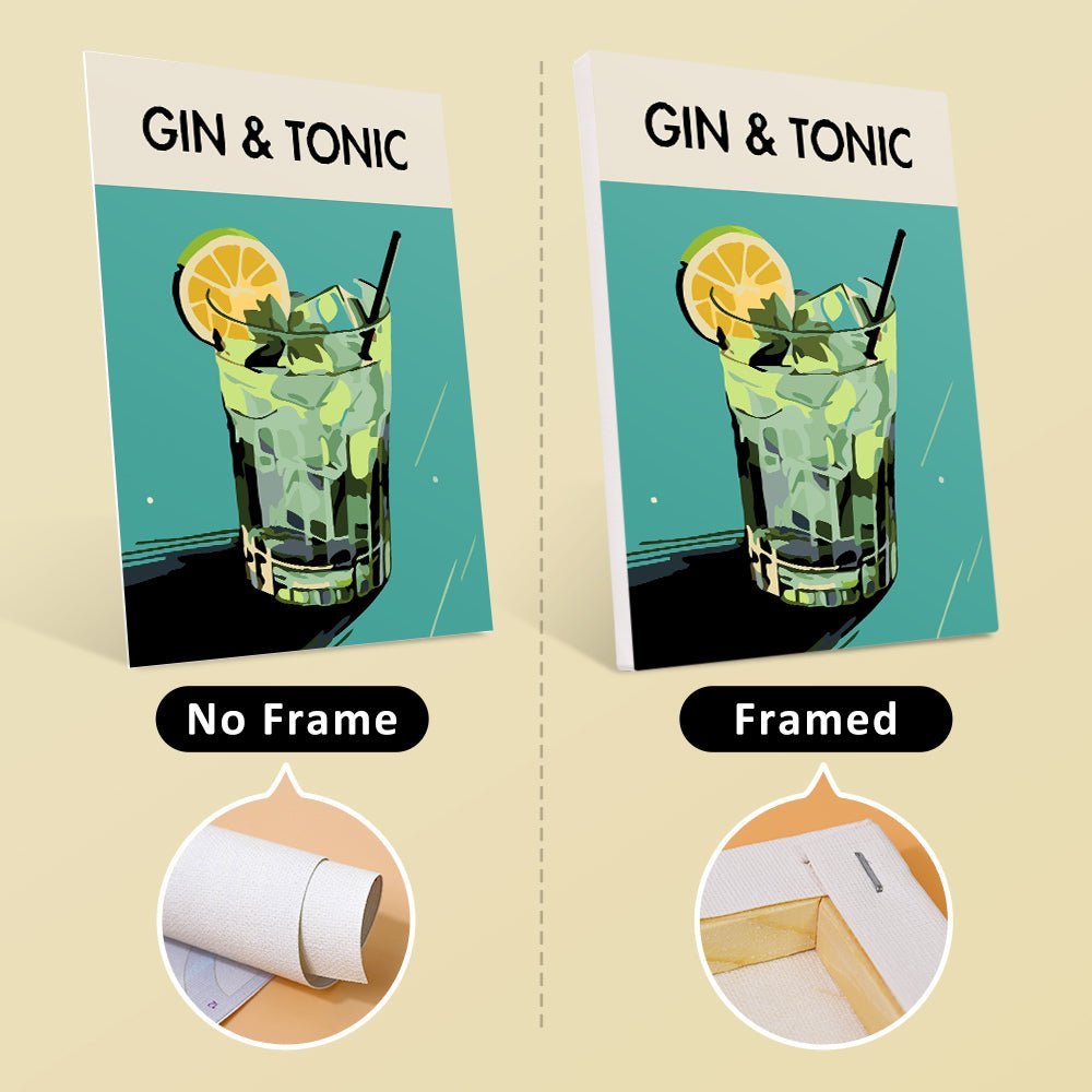 Cocktail Luxury 6 Mini Paintings paint by numbers kit