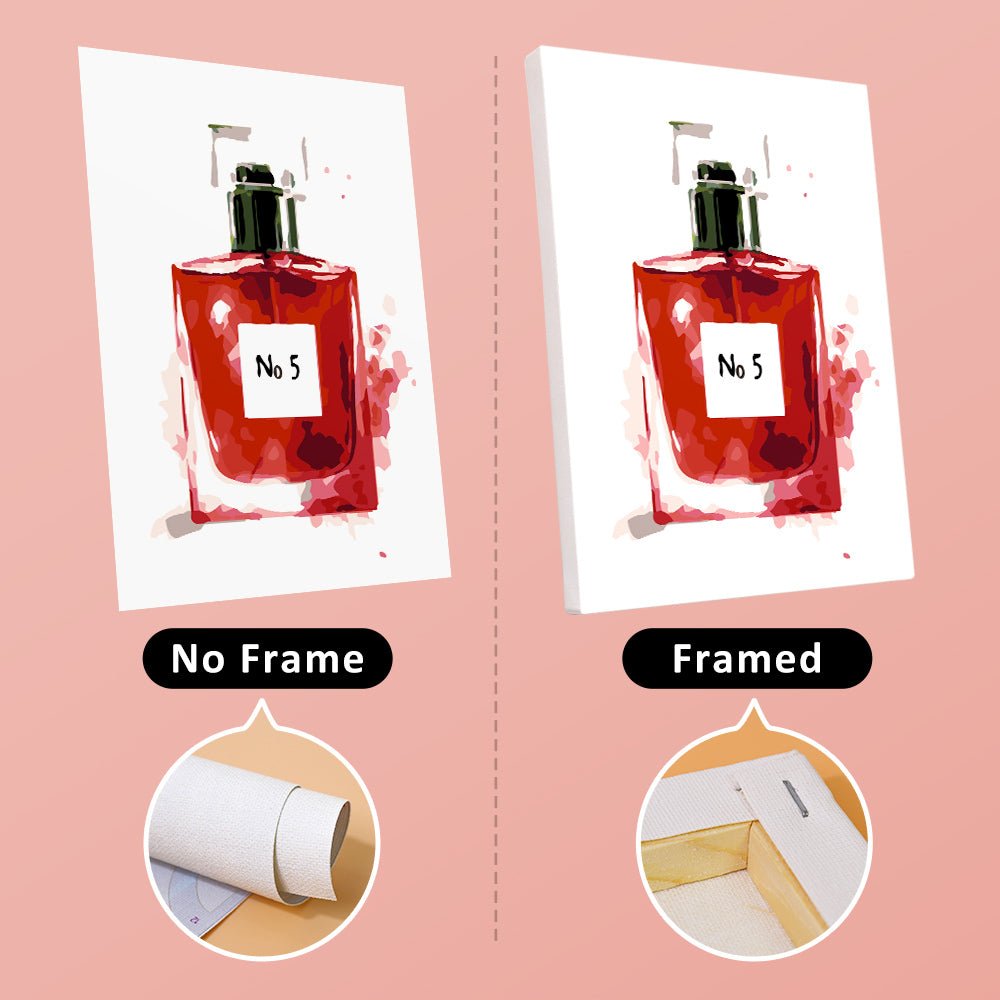 Red Lady 6 Mini Paintings paint by numbers kit