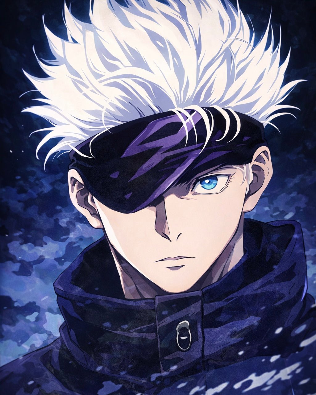 Anime Icy Gaze paint by numbers kit