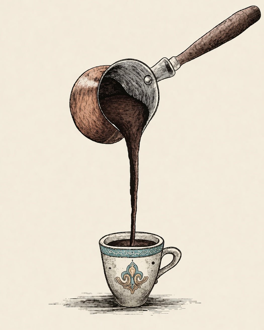 PAINT BY NUMBERS | MORNING COFFEE POUR
