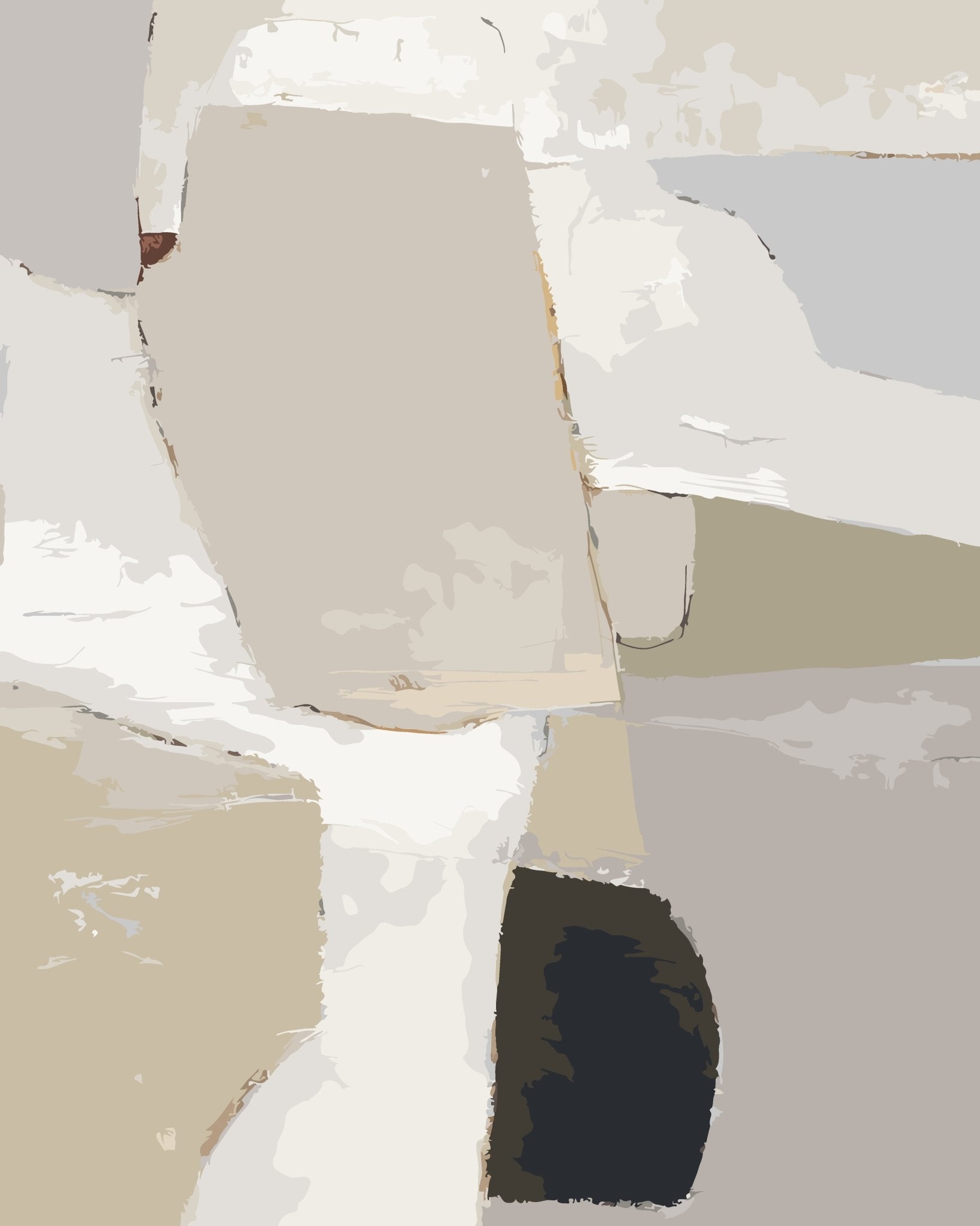 Abstract Dream paint by numbers kit