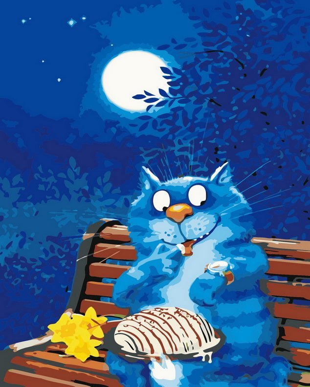 Sweet Cat paint by numbers kit