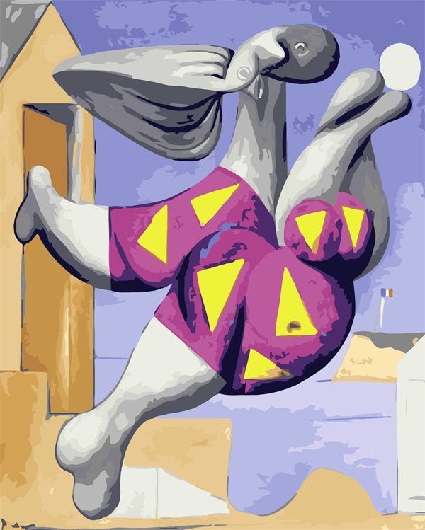 Picasso Bather with Beach Ball paint by numbers kit