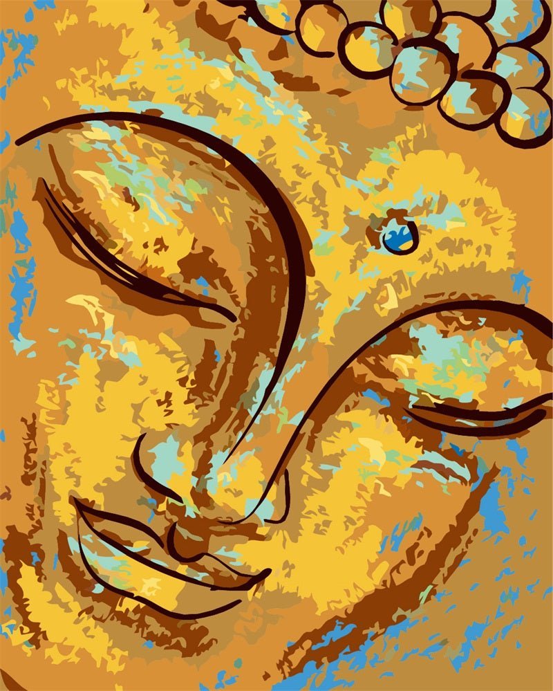 Buddha Serenity paint by numbers kit