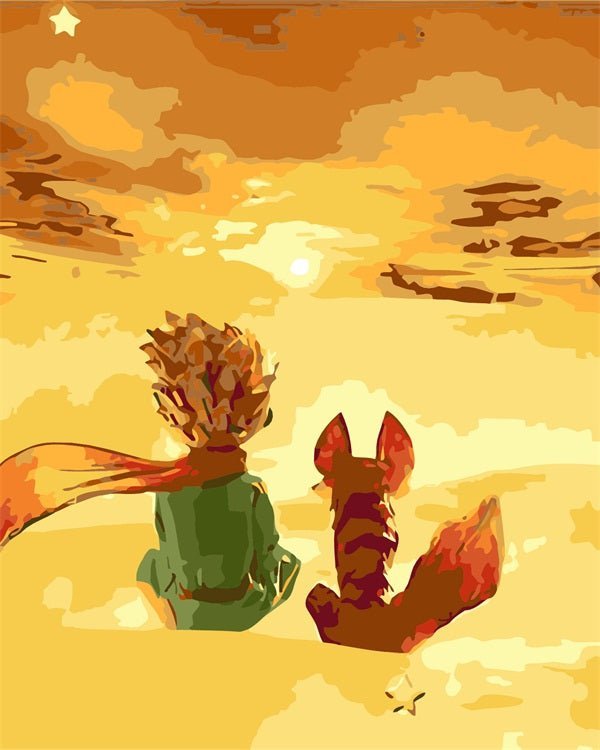 Little Prince Clouds paint by numbers kit