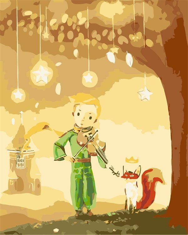 Little Prince Violin paint by numbers kit