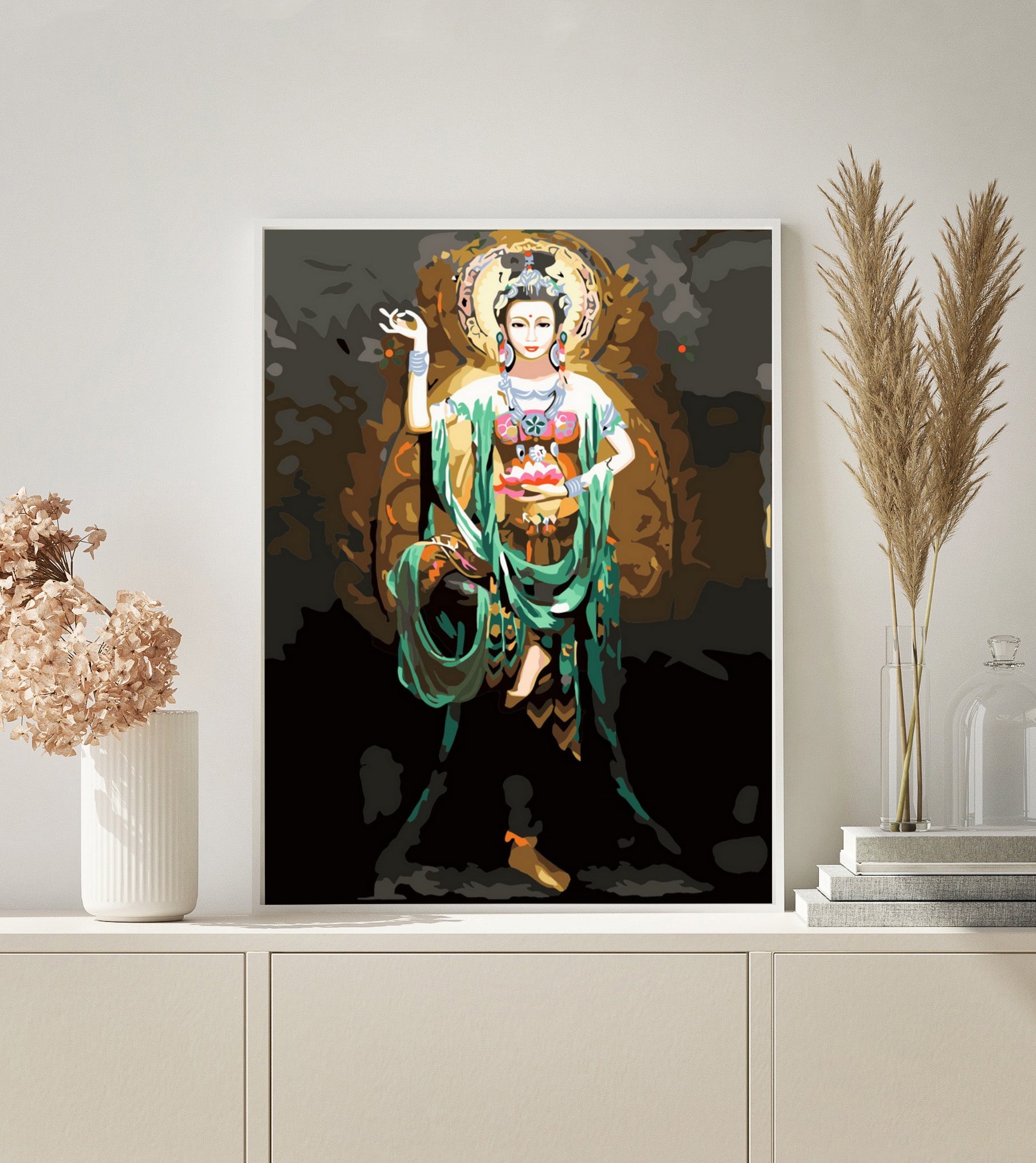 Buddha Statue paint by numbers kit