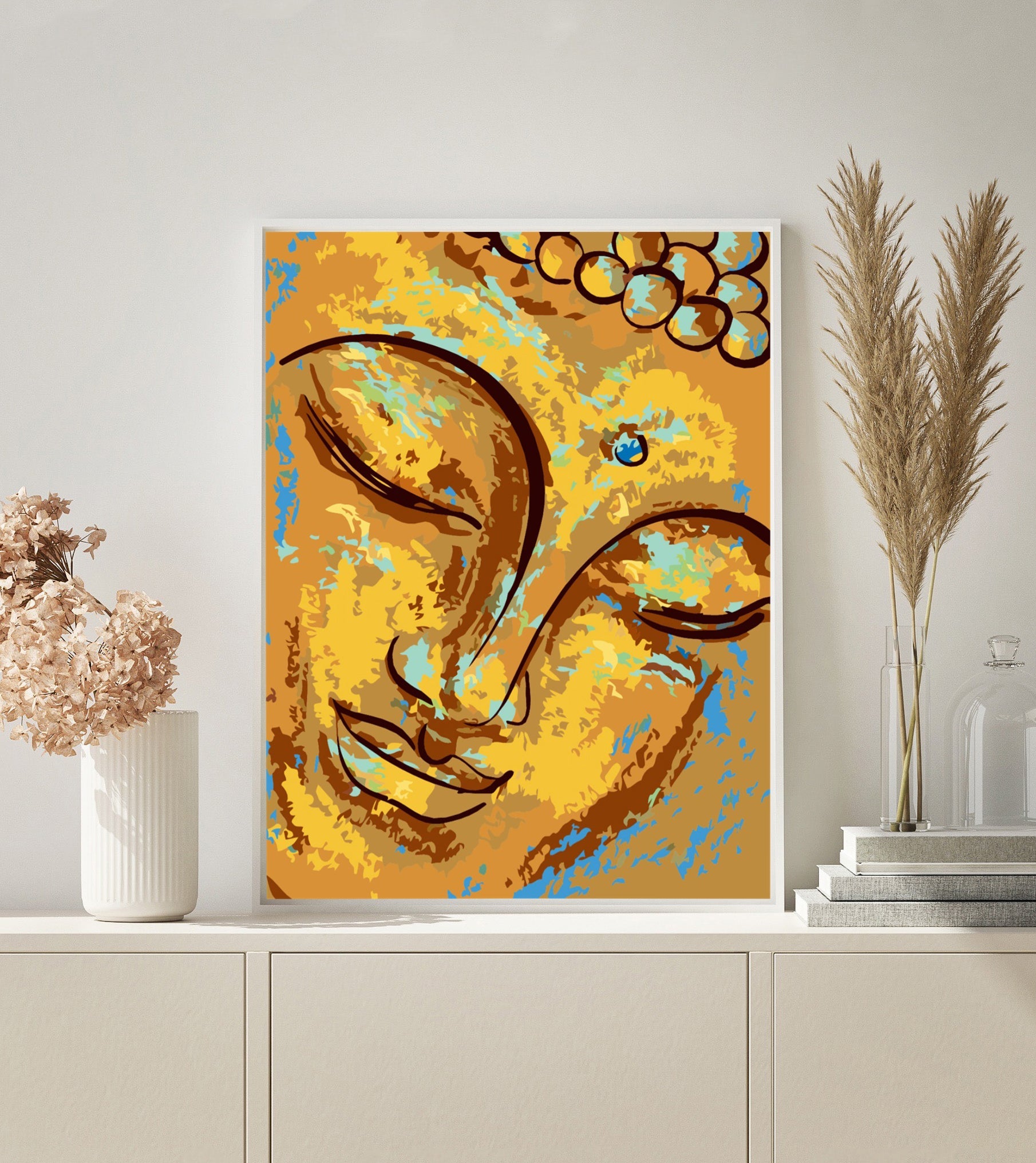 Buddha Serenity paint by numbers kit
