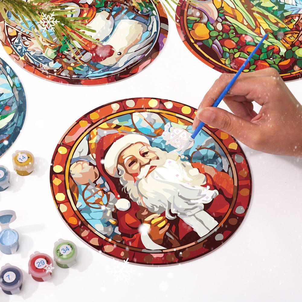 Christmas Placemat paint by numbers kit
