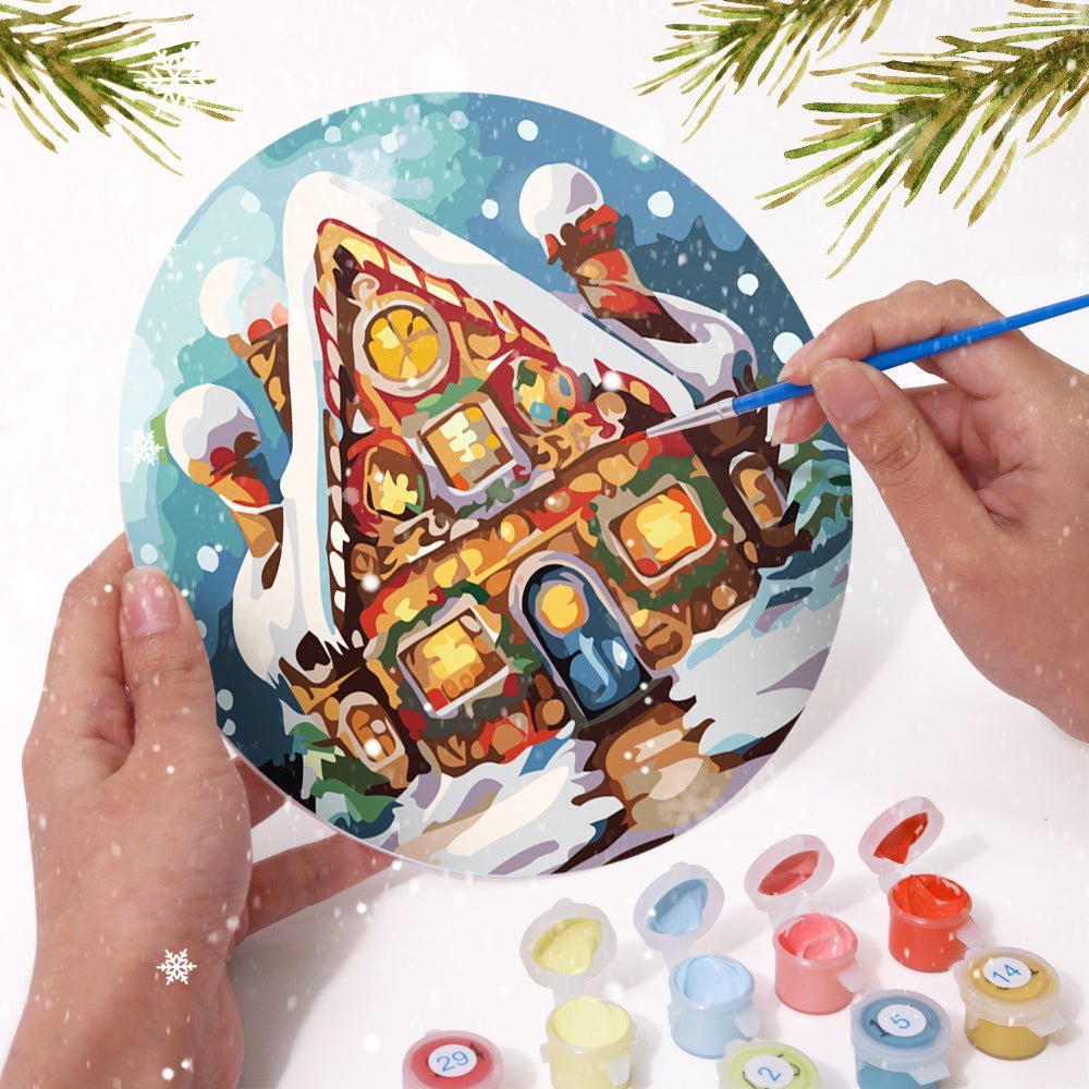 Winter Placemat paint by numbers kit
