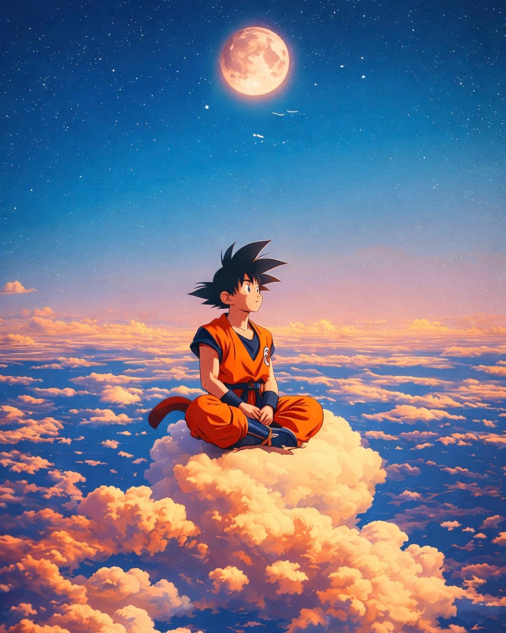 Anime Sky Journey paint by numbers kit