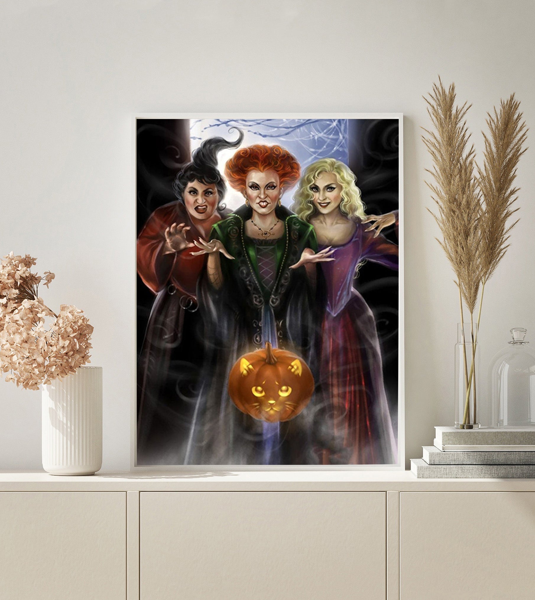 Three Witches paint by numbers kit