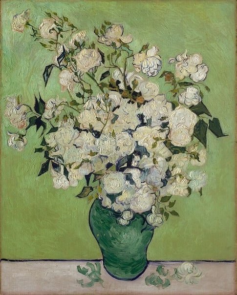 Van Gogh Vase with Roses paint by numbers kit