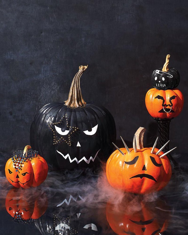 Black Pumpkin paint by numbers kit