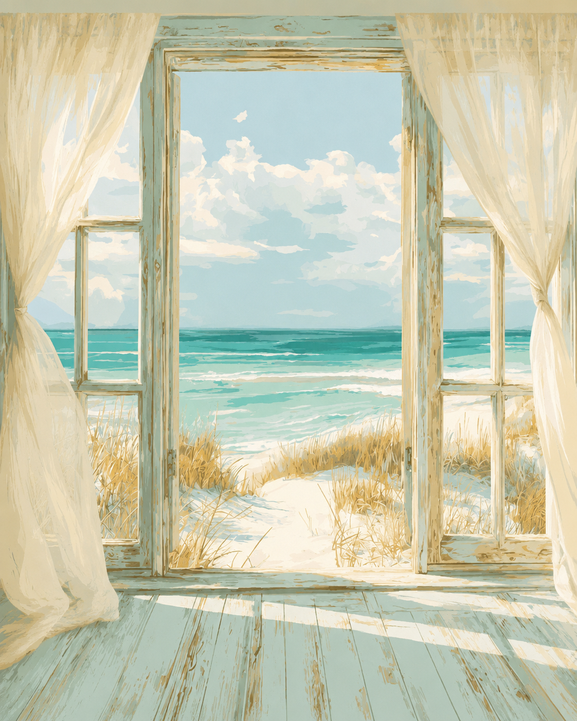 PAINT BY NUMBERS | SEASIDE ESCAPE