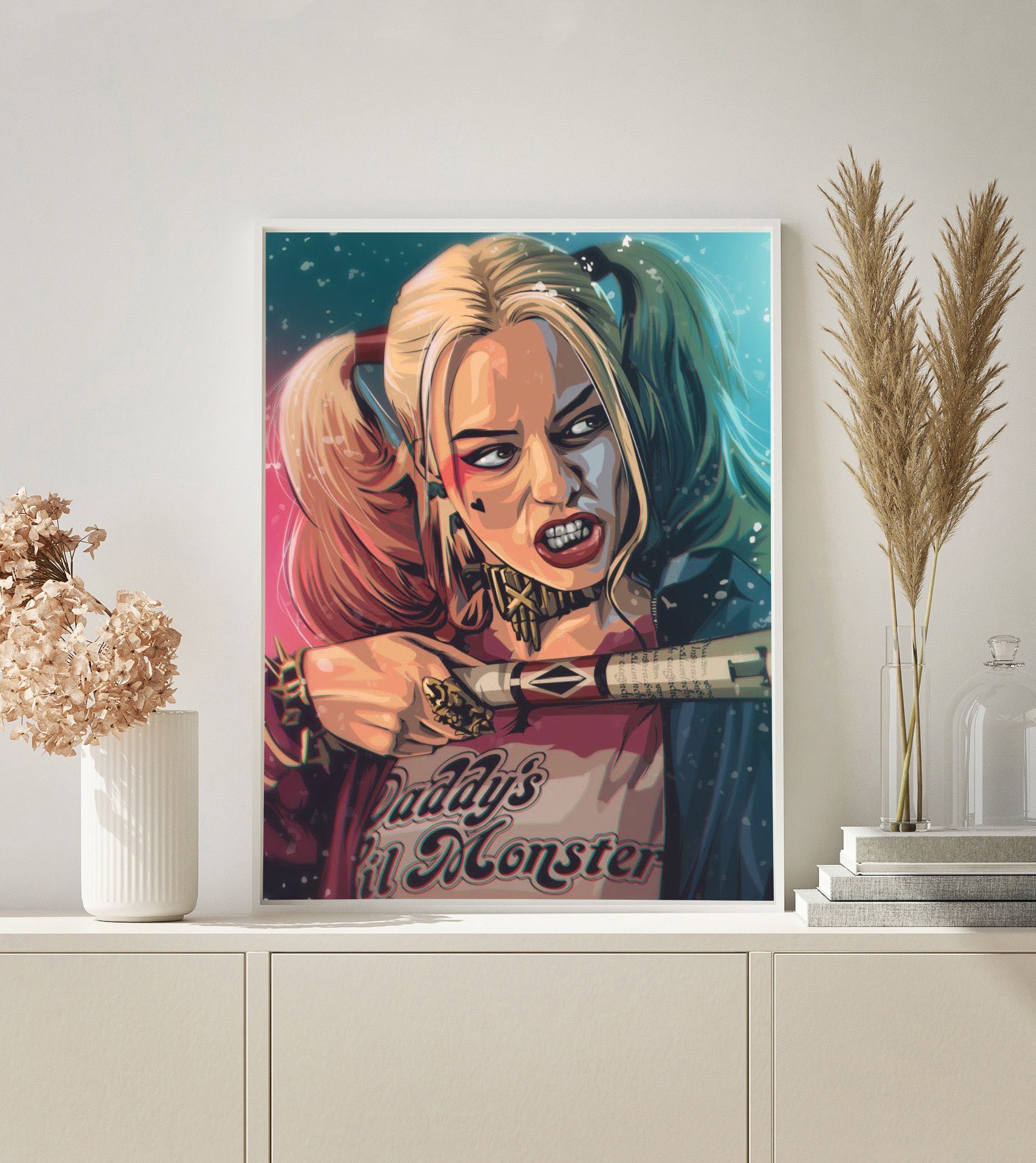Harley Quinn paint by numbers kit
