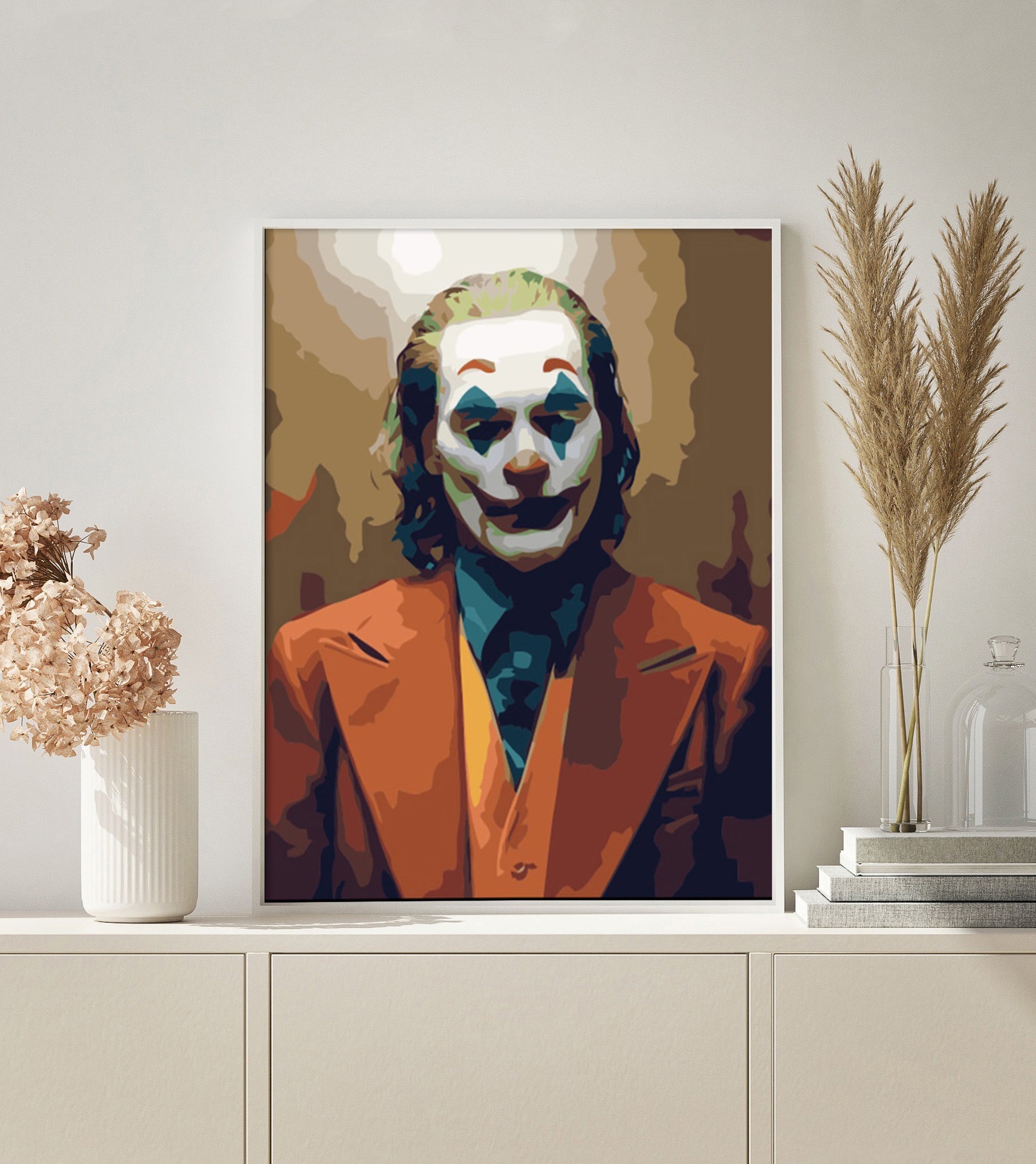 Joker Portrait paint by numbers kit