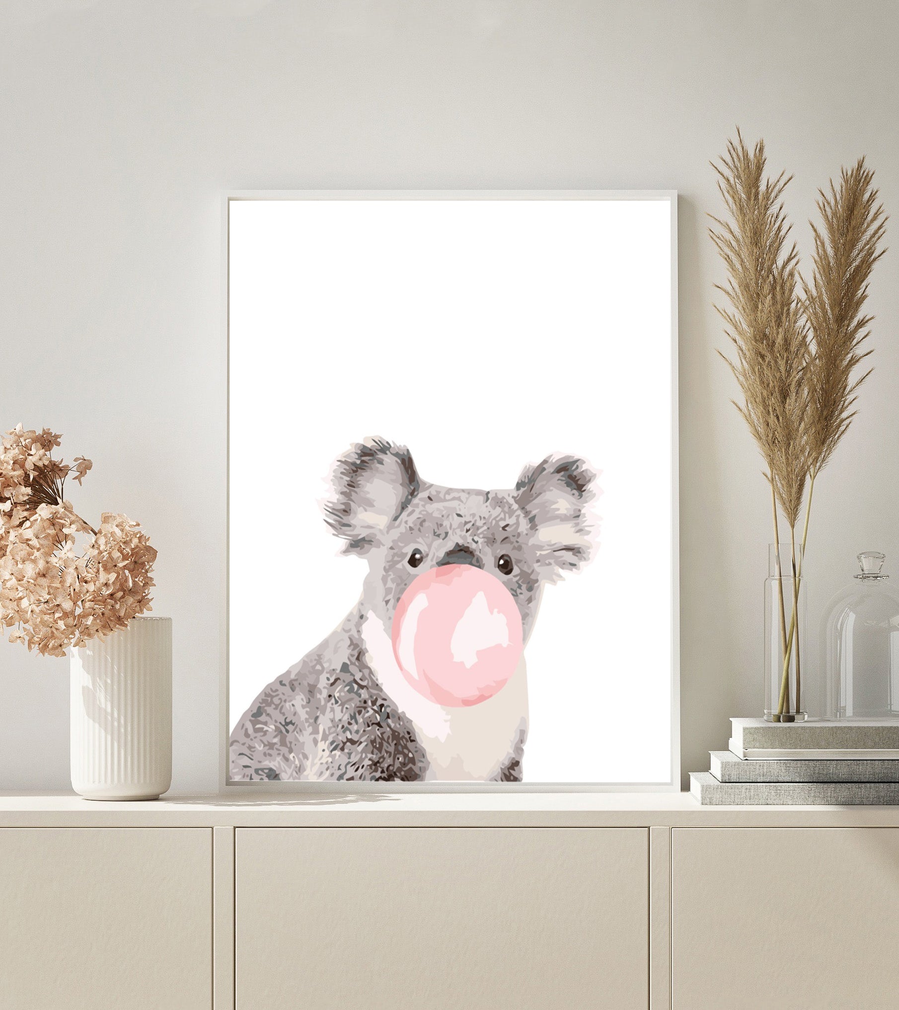 Koala with Bubblegum paint by numbers kit