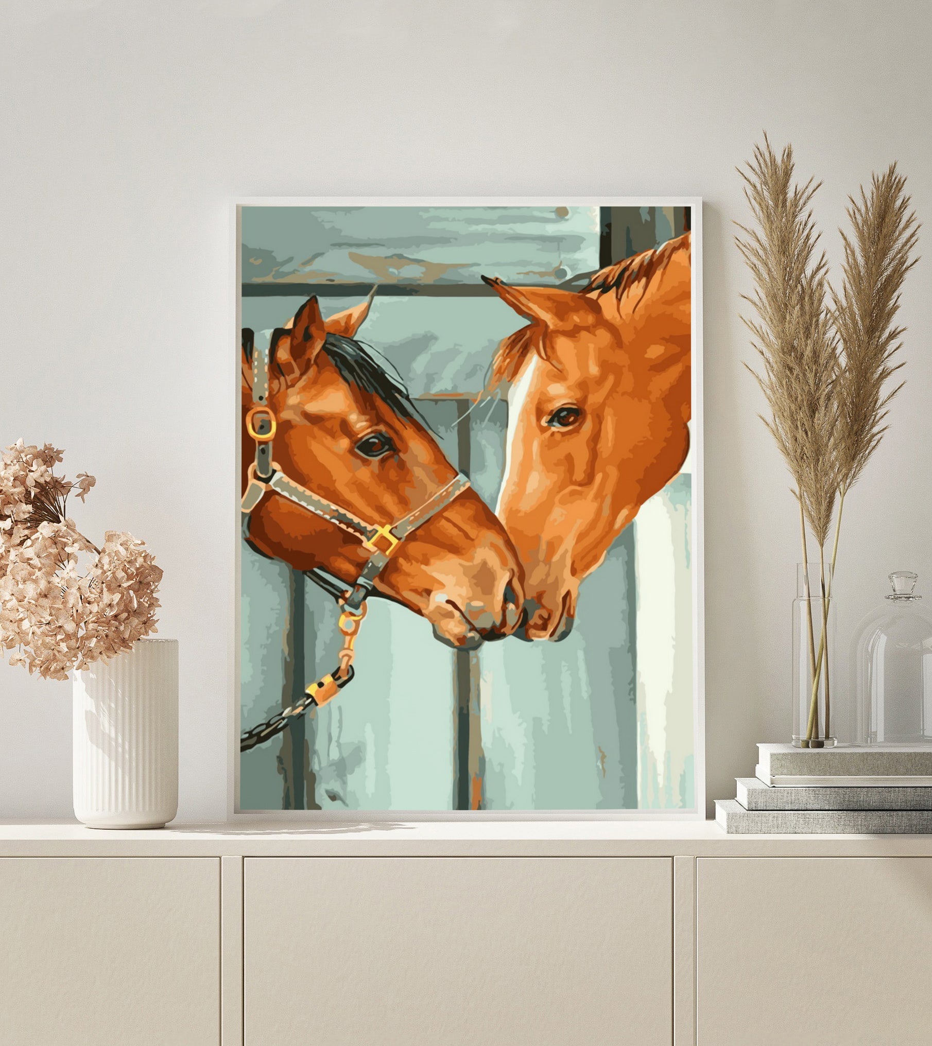 Horse Love paint by numbers kit