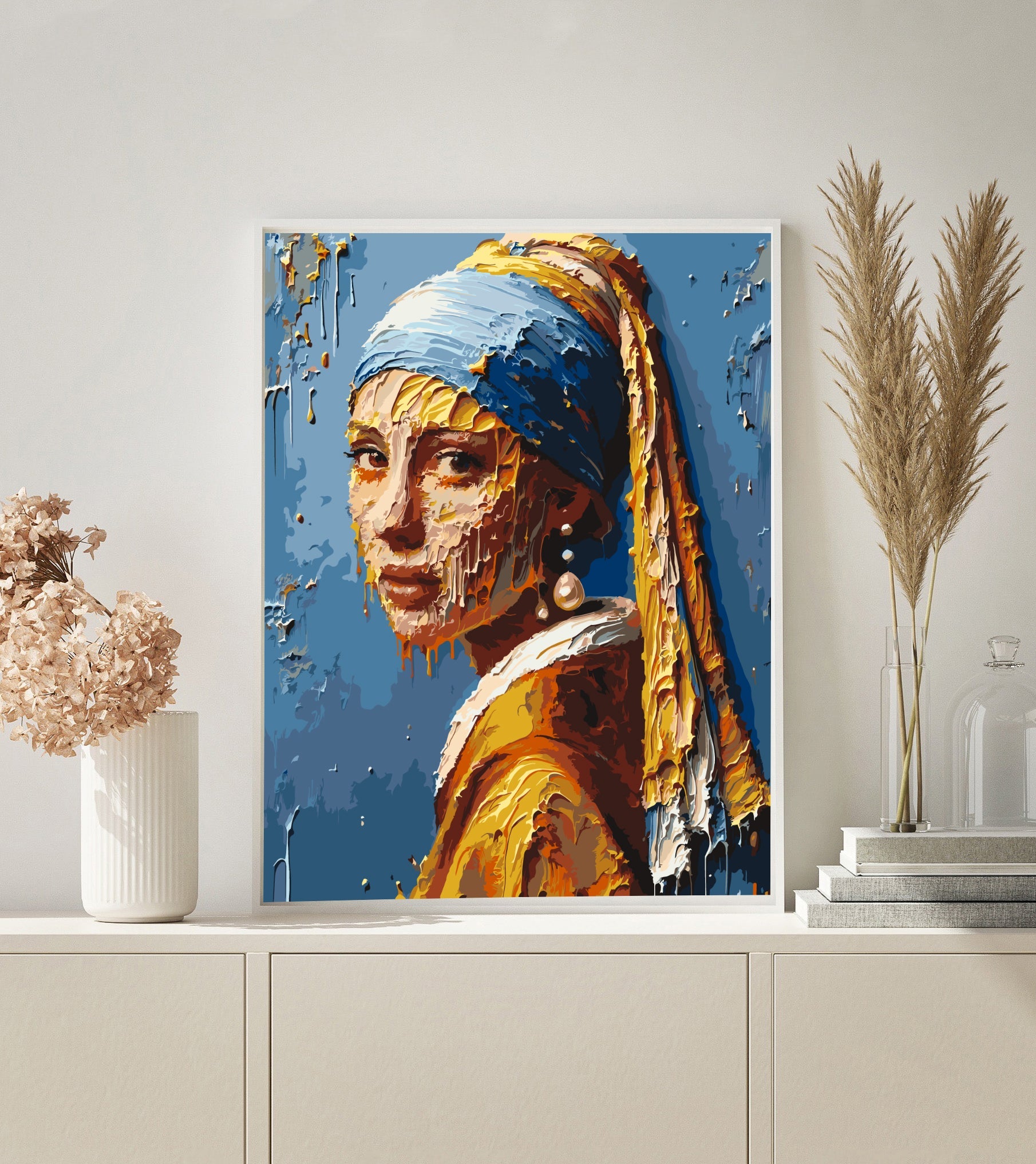 Abstract Woman paint by numbers kit