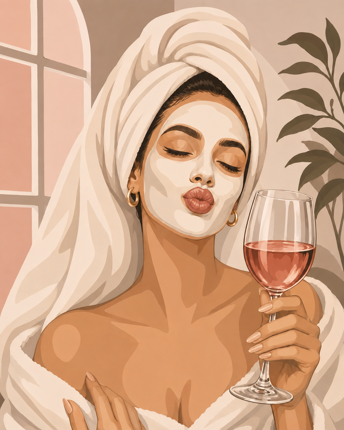 PAINT BY NUMBERS | SELF CARE & ROSÉ