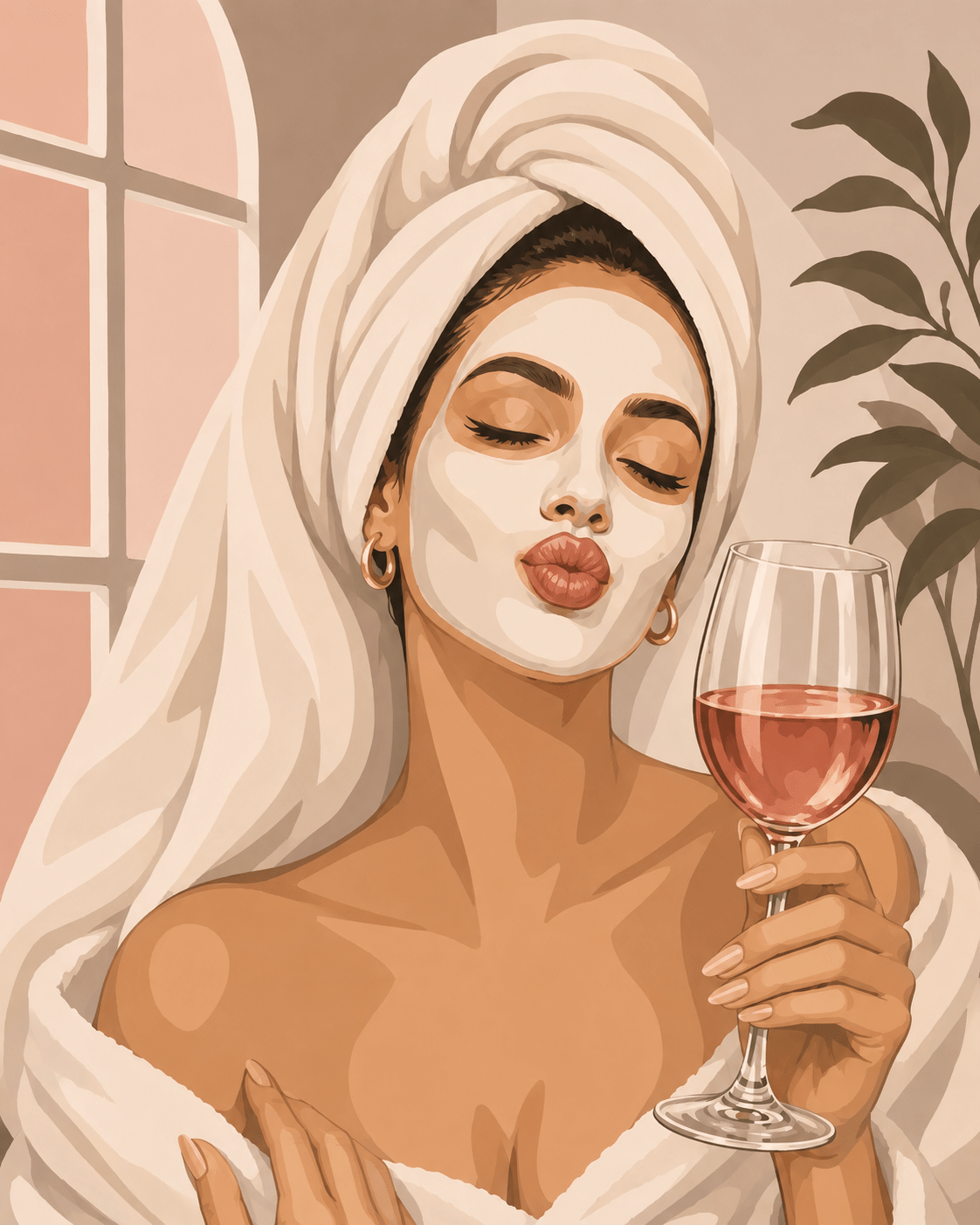 PAINT BY NUMBERS | SELF CARE & ROSÉ