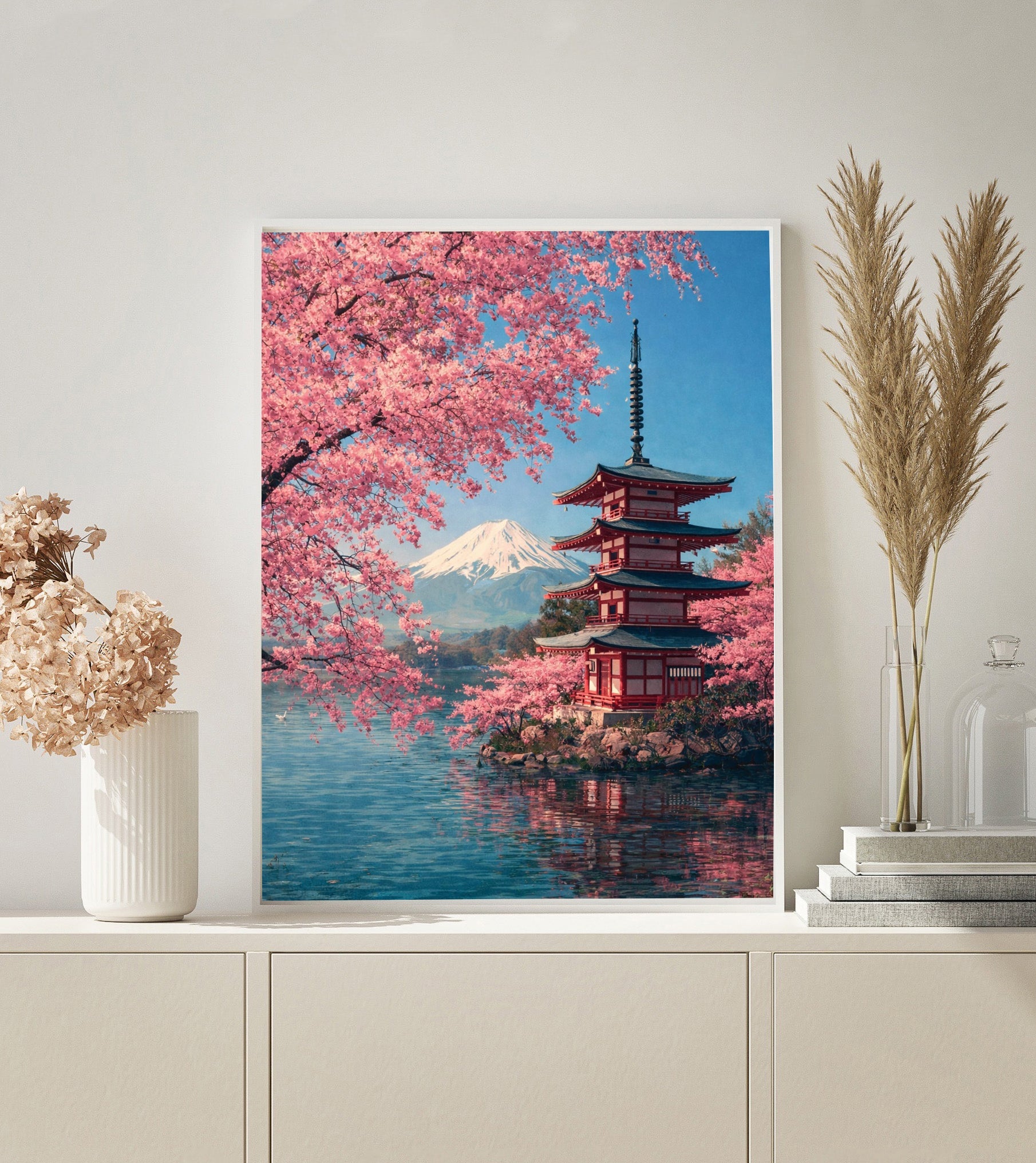 Spring in Japan paint by numbers kit