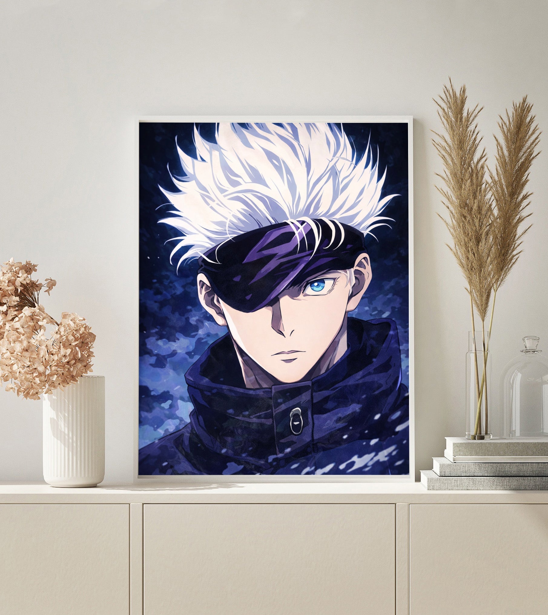 Anime Icy Gaze paint by numbers kit