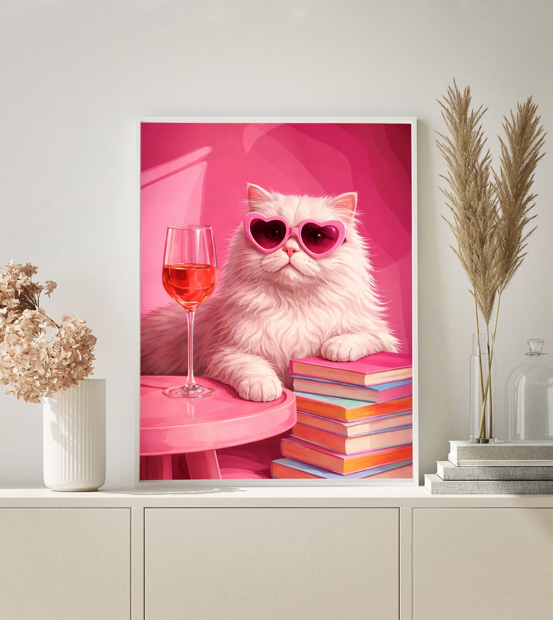 Glamour Cat paint by numbers kit