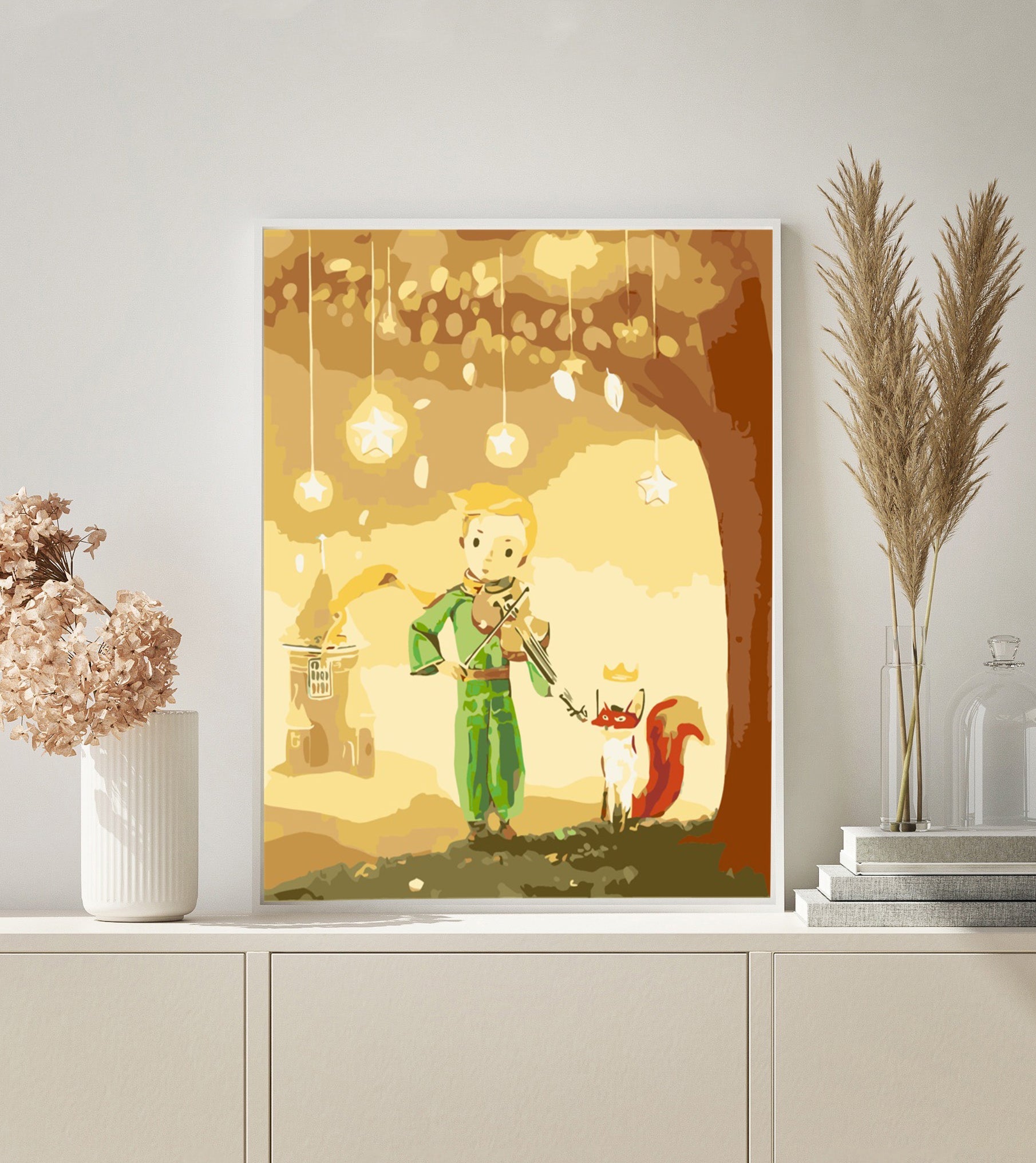 Little Prince Violin paint by numbers kit
