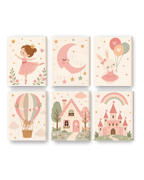 MINI PAINT BY NUMBERS | LULU LAND - Set of 6