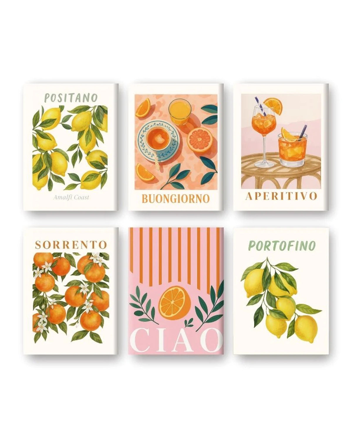 MINI PAINT BY NUMBERS | MEDITERRANEAN - Set of 6