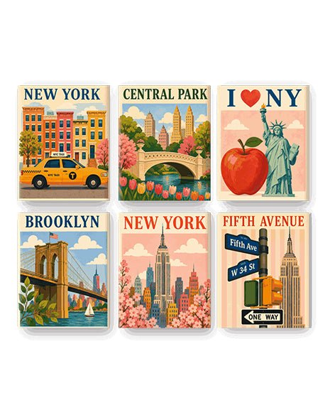MINI PAINT BY NUMBERS | NEW YORK VIBES - Set of 6