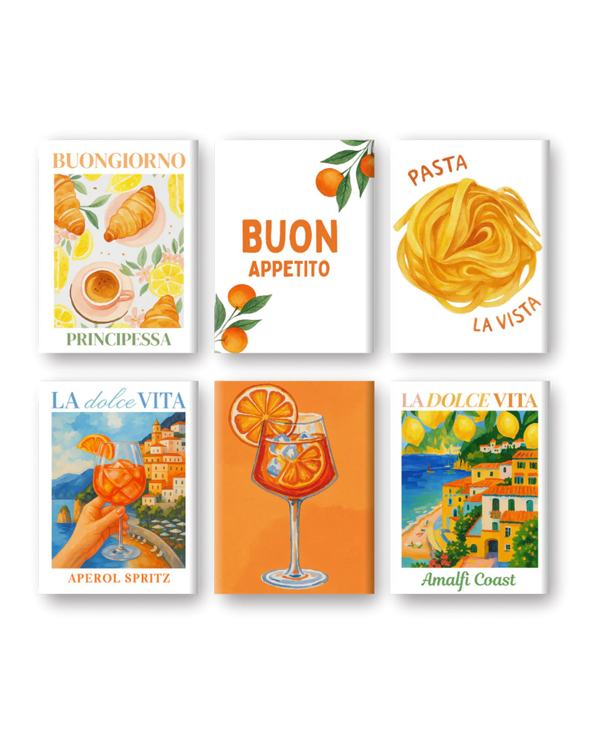 MINI PAINT BY NUMBERS | LA DOLCE VITA COLLECTION - Set of 6