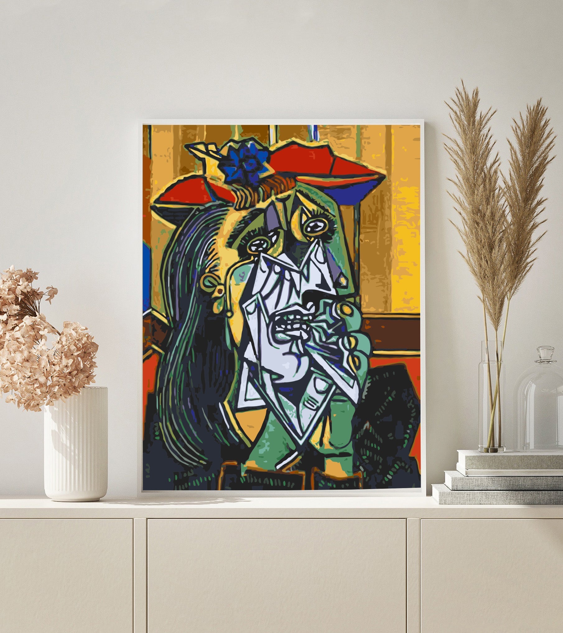 Picasso Weeping Woman paint by numbers kit
