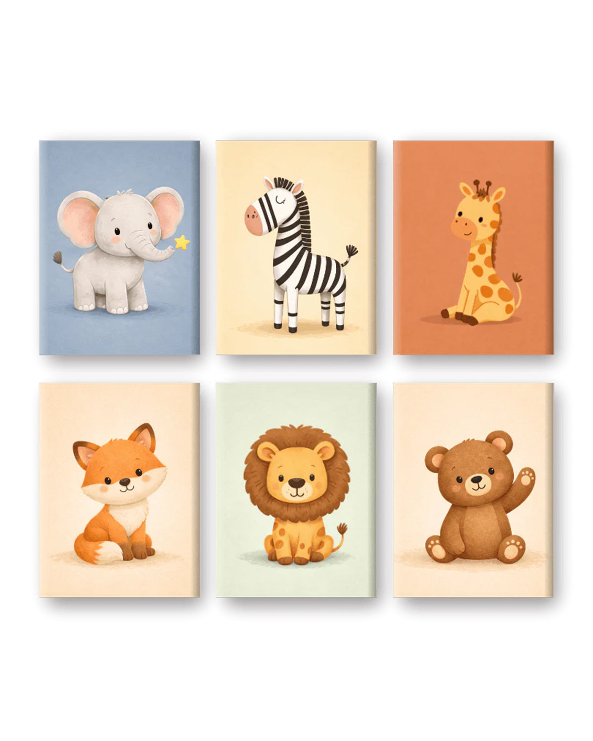 MINI PAINT BY NUMBERS | LITTLE WILD ONES - Set of 6
