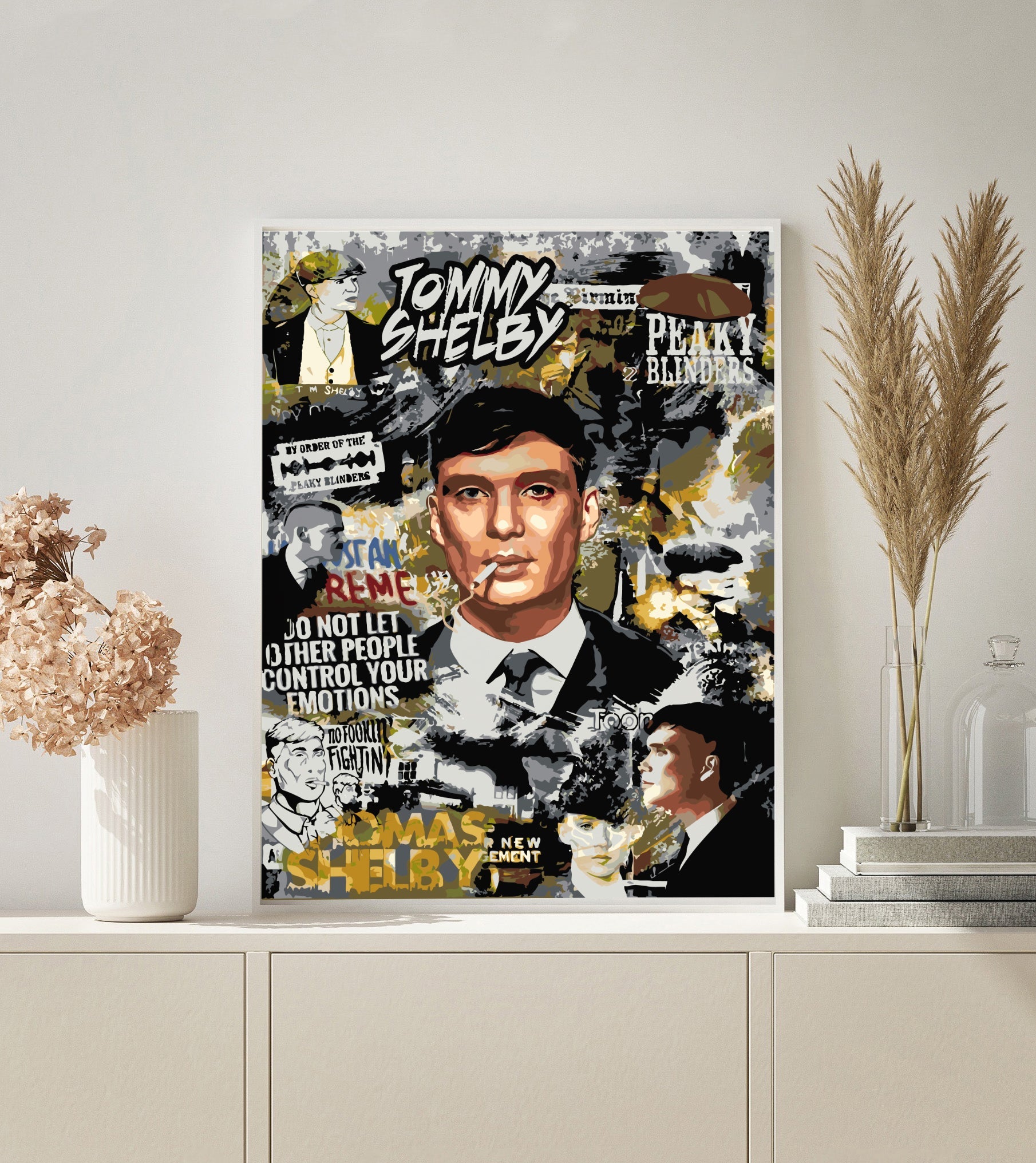 Pop Art Tommy paint by numbers kit