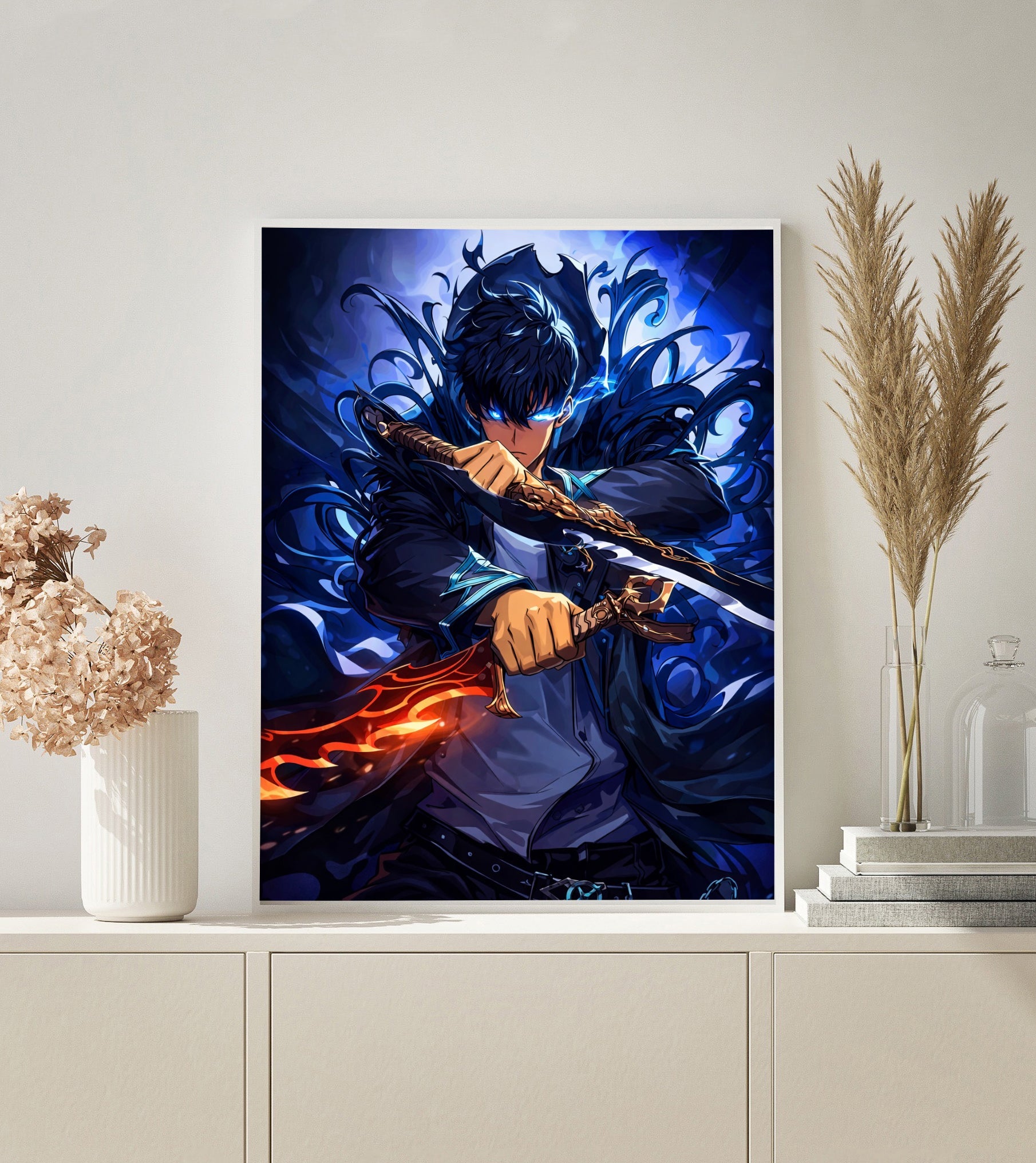 Anime Twin Blade paint by numbers kit