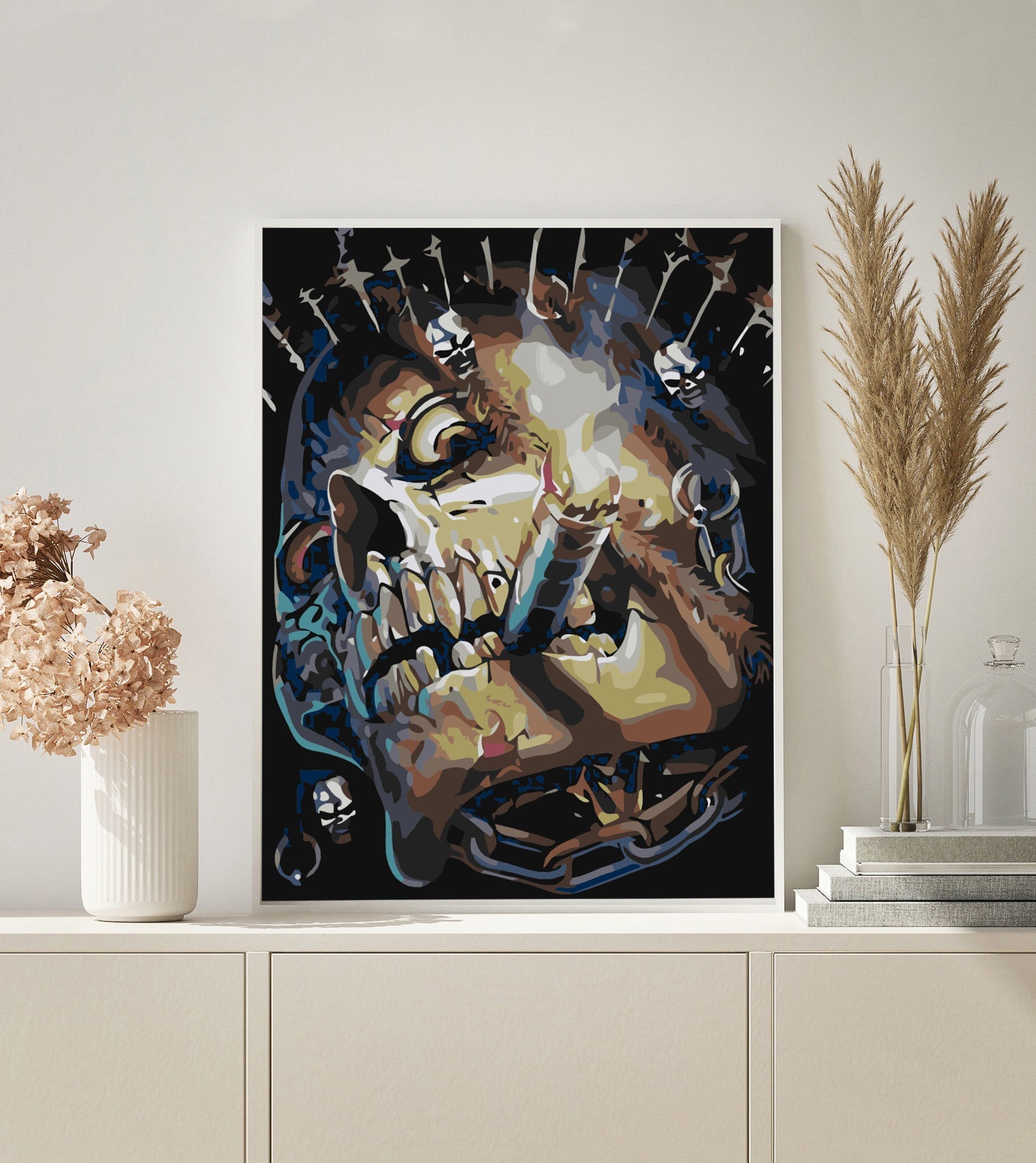 Skull Havana paint by numbers kit