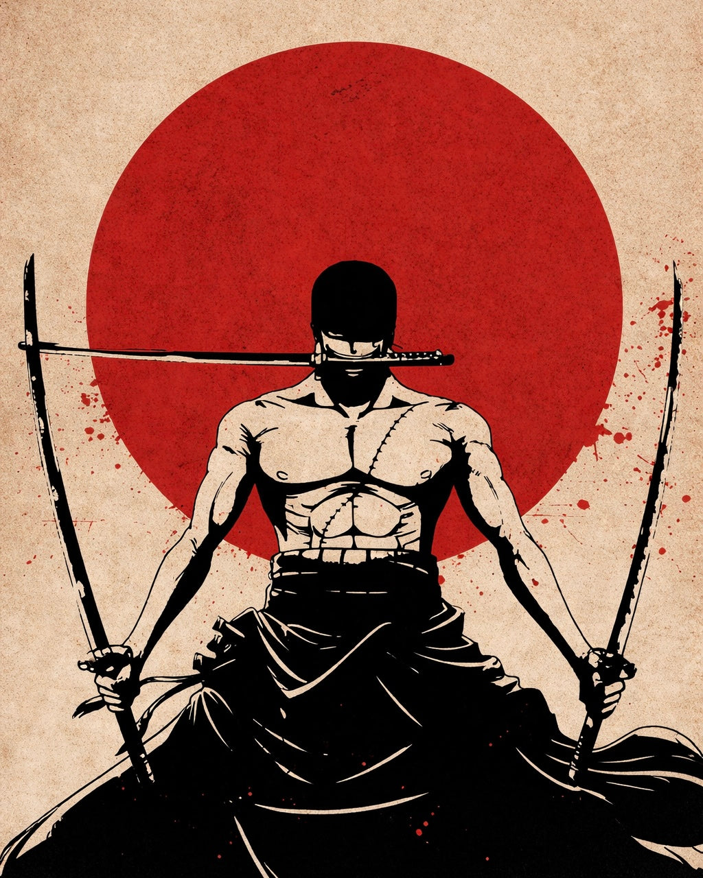 PAINT BY NUMBERS | THREE-SWORD SAMURAI