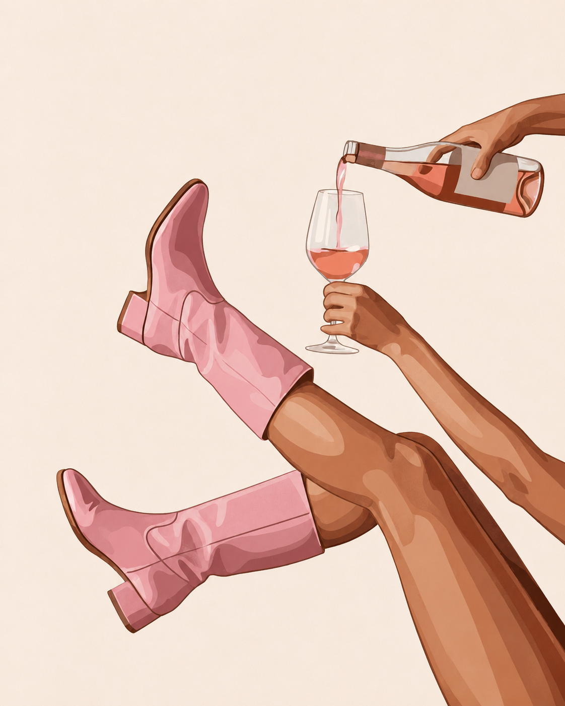 PAINT BY NUMBERS | PINK MOOD