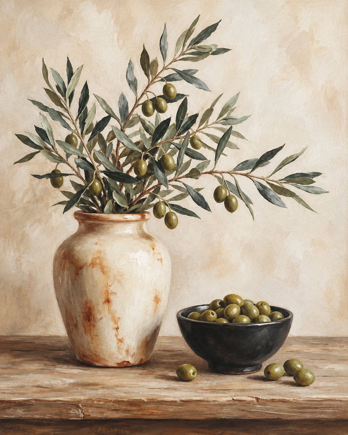 PAINT BY NUMBERS | MEDITERRANEAN OLIVES