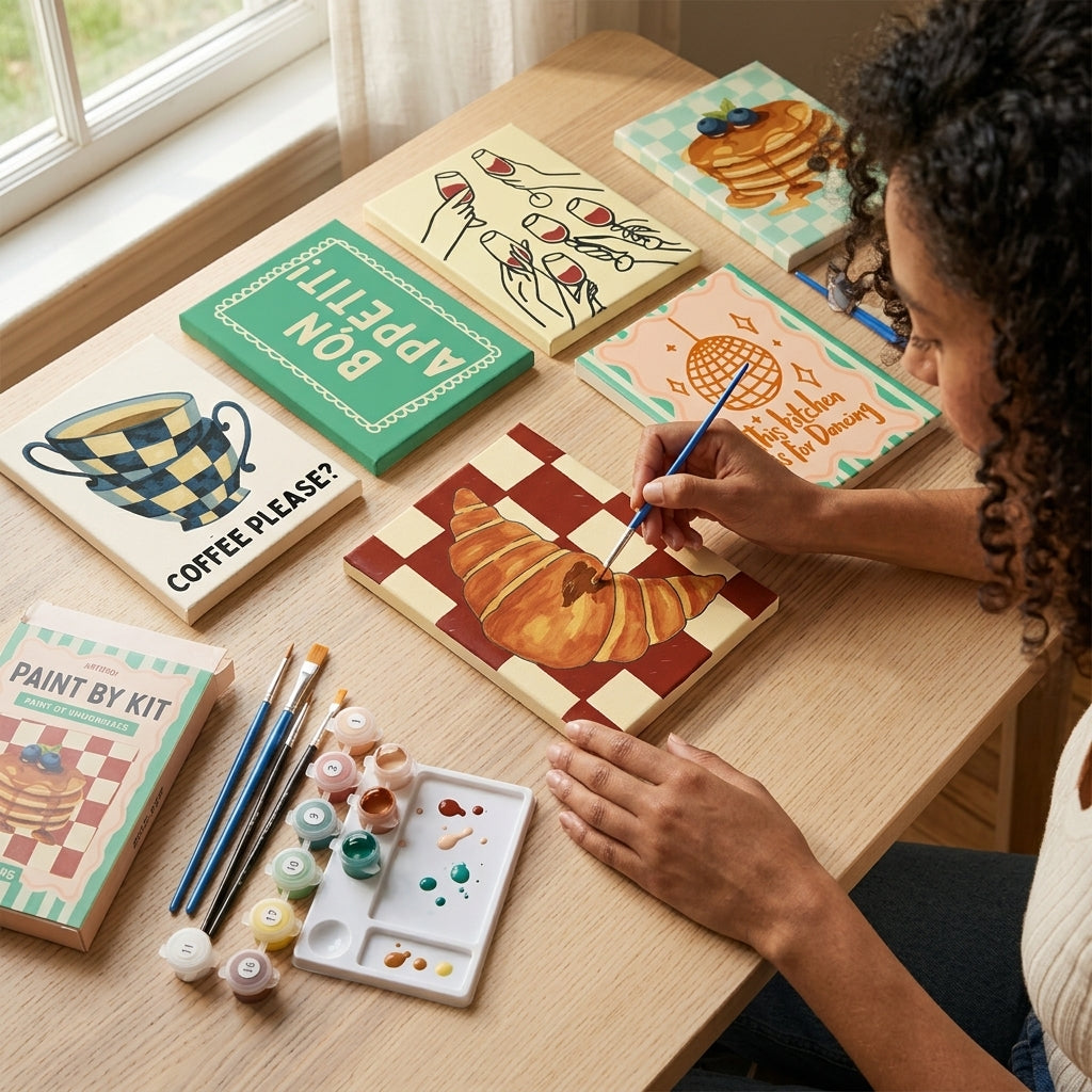 MINI PAINT BY NUMBERS | CHEERS - Set of 6