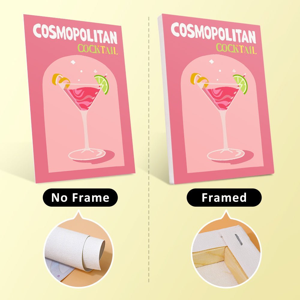 Cocktail Colorful 6 Mini Paintings paint by numbers kit