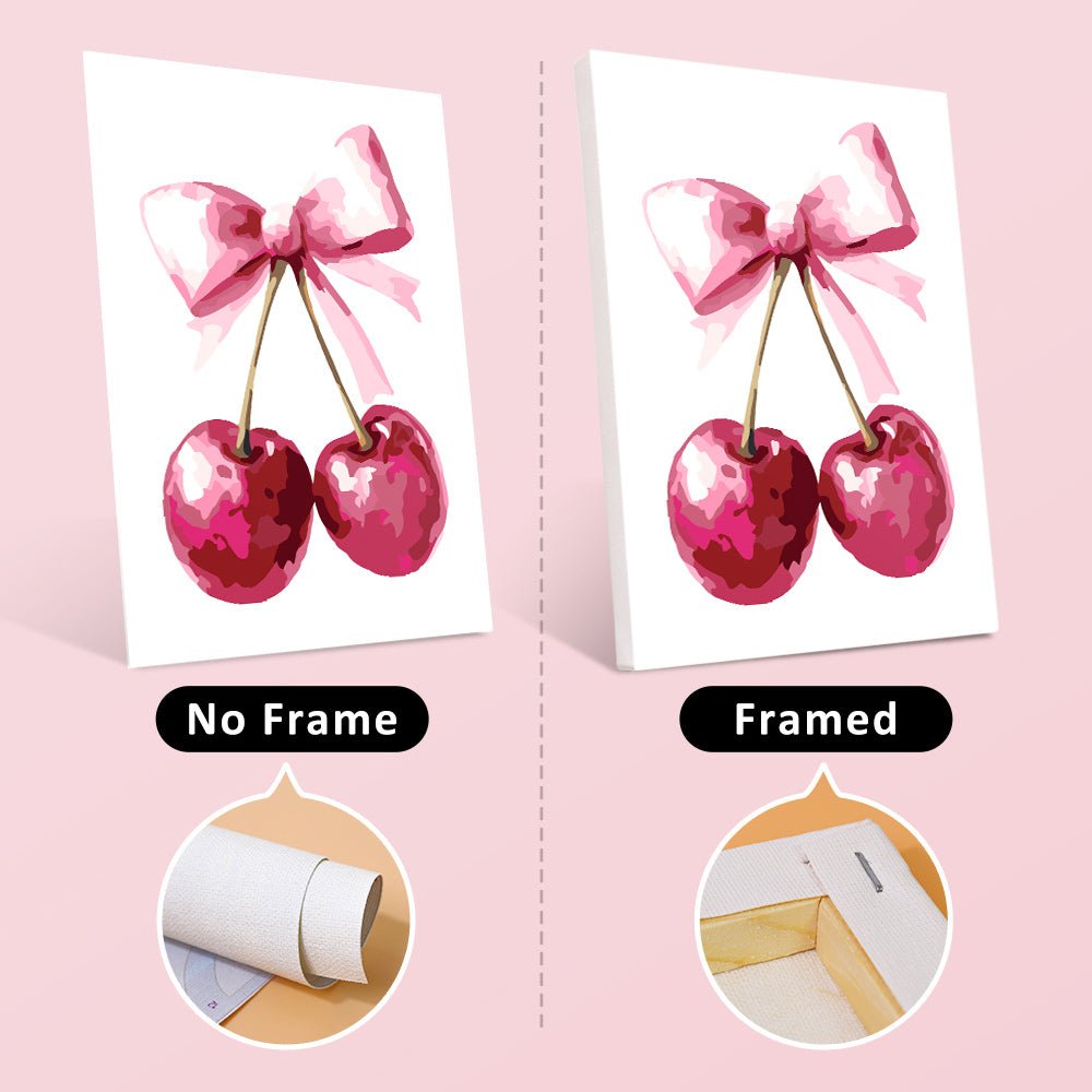 Pink 6 Mini Paintings paint by numbers kit