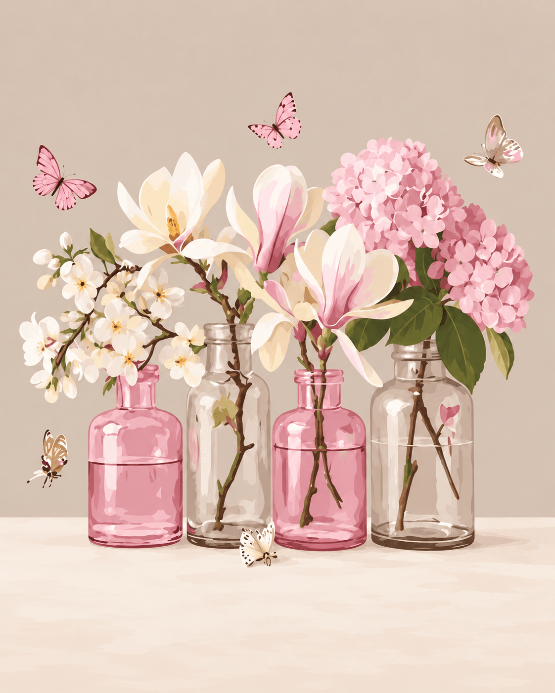 PAINT BY NUMBERS | ENCHANTED BLOOMS & BUTTERFLIES