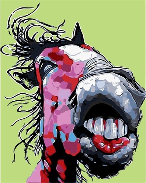 Crazy Horse paint by numbers kit
