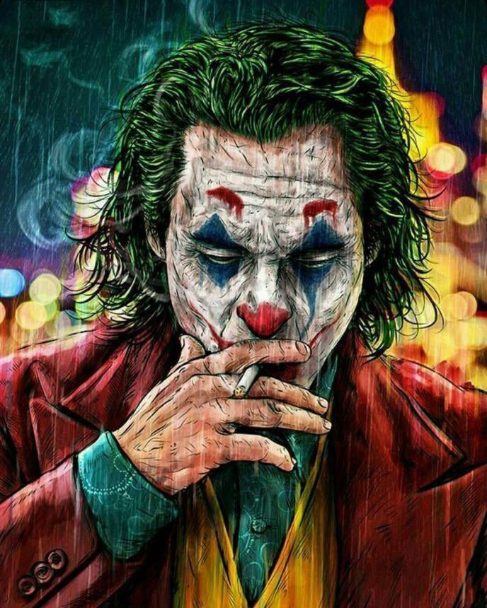 Joker Colorful paint by numbers kit