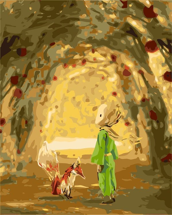Little Prince Under Trees paint by numbers kit