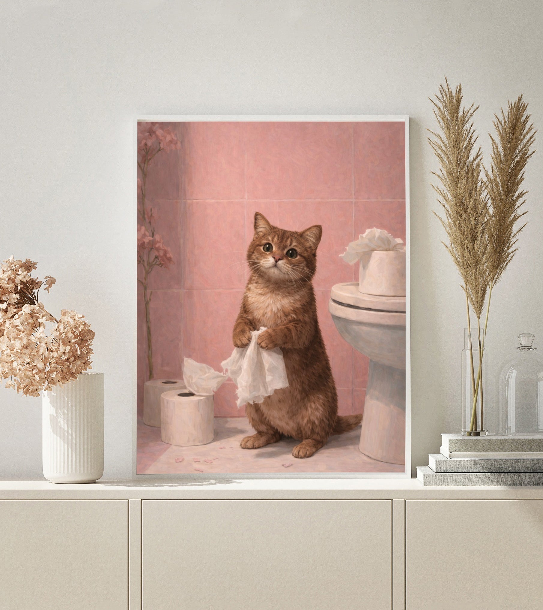 Cat in Chaos paint by numbers kit